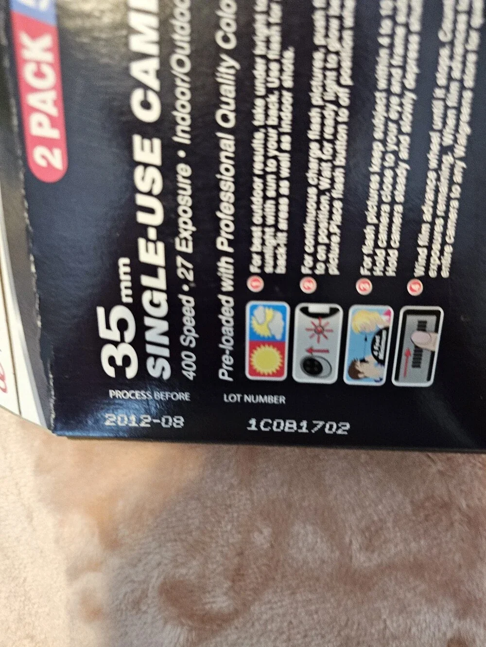 Vintage Expired Walgreens 35mm Single-Use Cameras (2-Pack, Exp. 2012) New